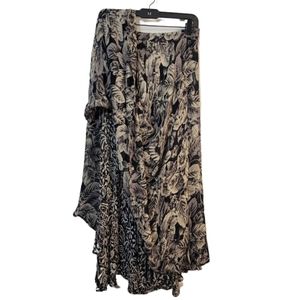 Double sided maxi skirt